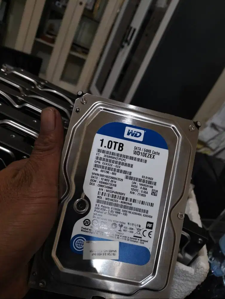 HDD PC/CCTV WD Blue 1TB (1000GB)