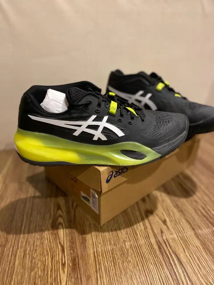 Sepatu padel Asics Men Gel Resolution X black/white  size 42.5