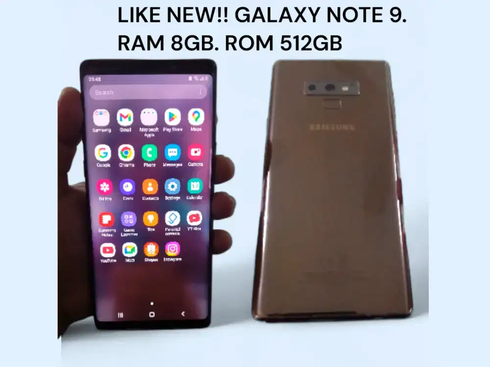 512GB RAM 8GB Samsung Galaxy Note 9 8/512 Second Bekas BKN Sein 10 20