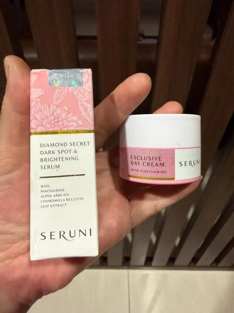 SERUM DARK SPOT (FLEK HITAM) dan DAY CREAM SERUNI