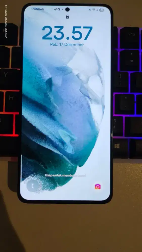 Dijual cepat! Samsung S21 Plus 8gb/256GB black ori Fullset