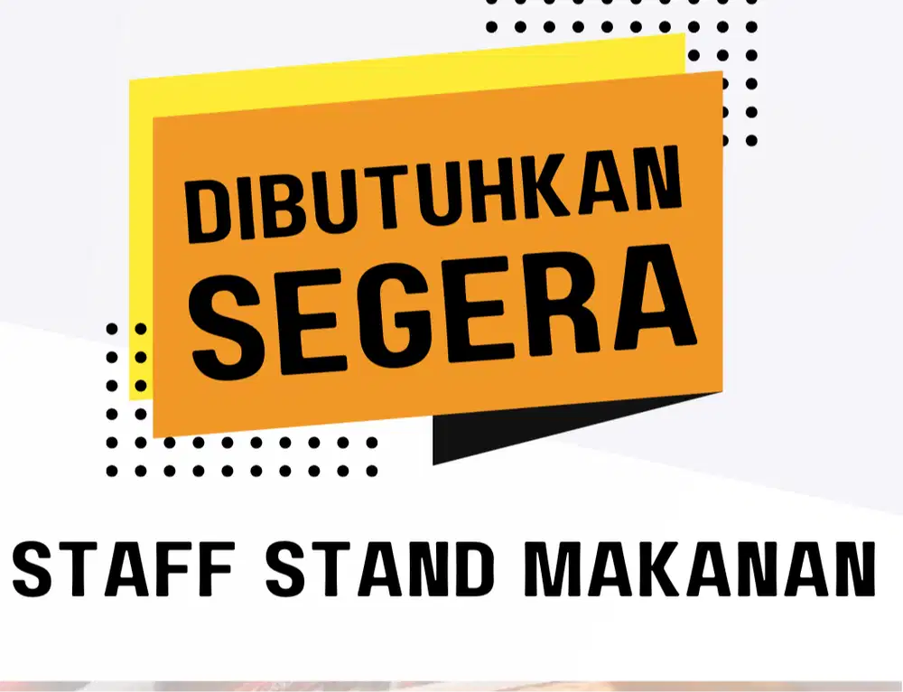 LOKER STAND MAKANAN