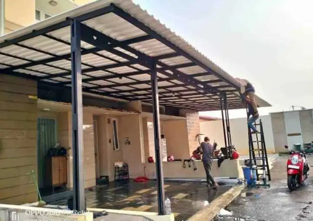 kanopi minimalis modern