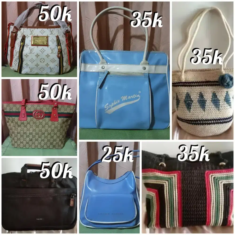 Tas wanita baru dan bekas