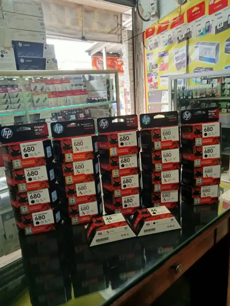 JUAL BELI TINTA CARTRIDGE 680 BARU DAN BEKAS