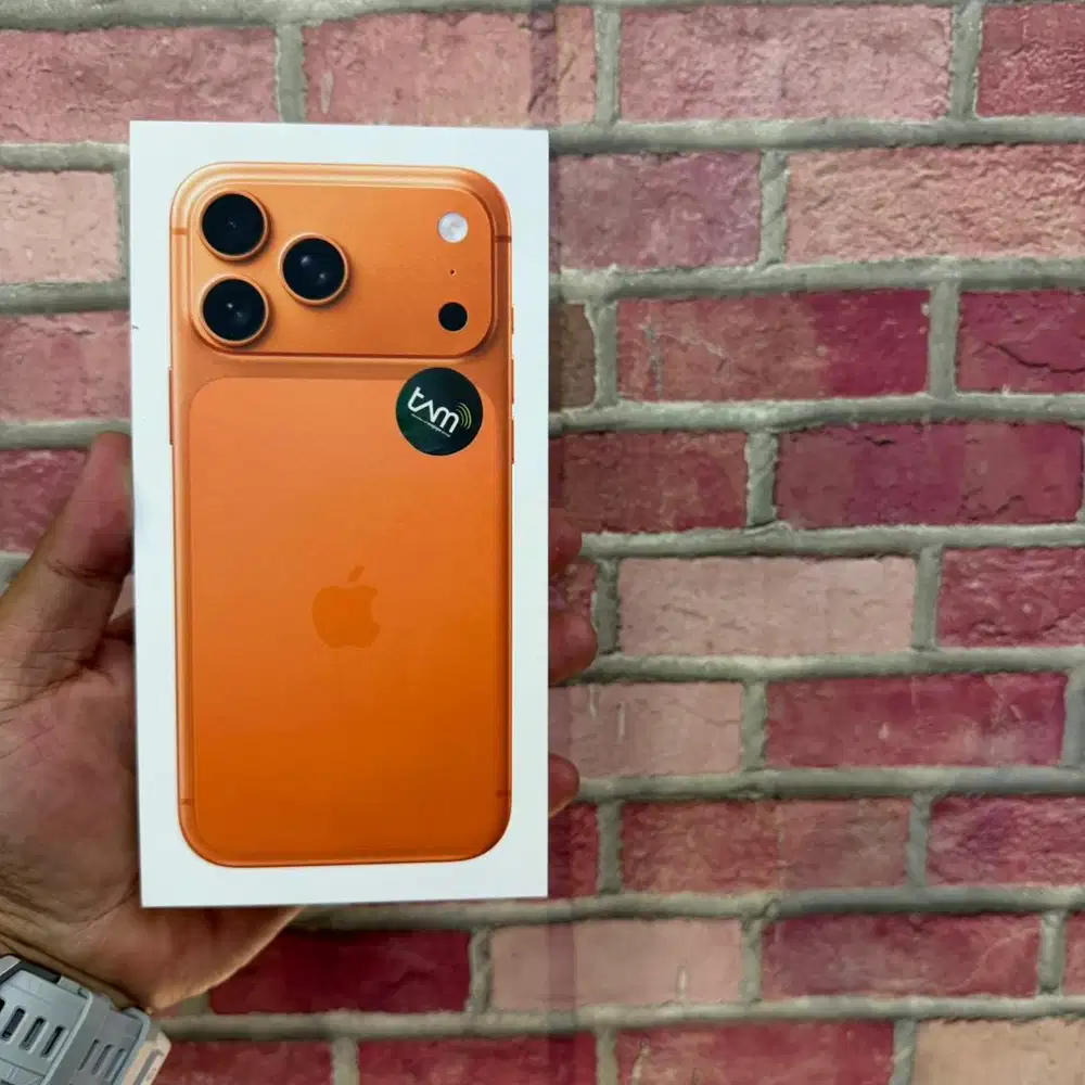 New iPhone 17 Pro max 512gb cosmic Orange Garansi resmi PA/A