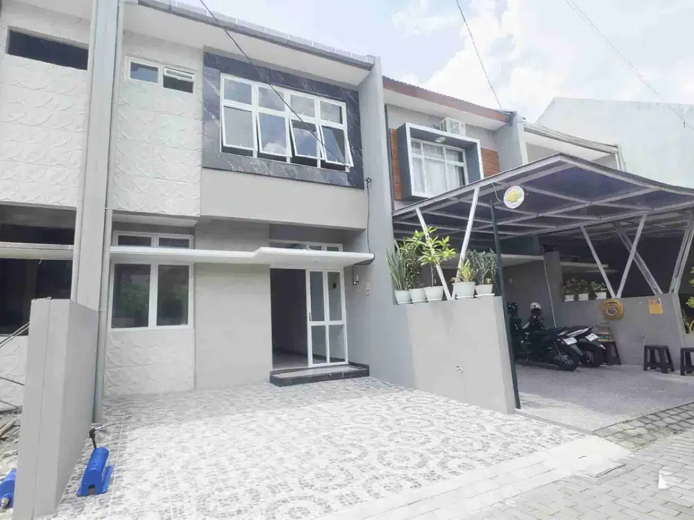 rumah 2lantai tengah kota solo lokasi penumping harga termurah