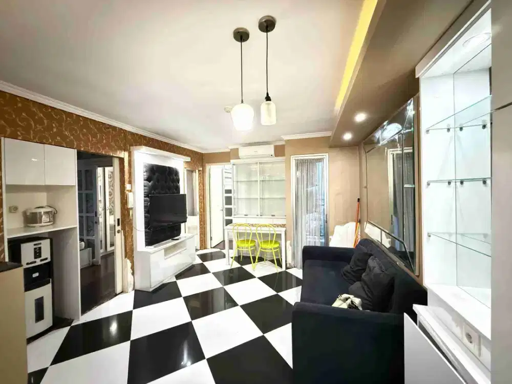 SEWA 3BR FURNISHED TOWER GERANIUM BASSURA CITY APARTEMEN