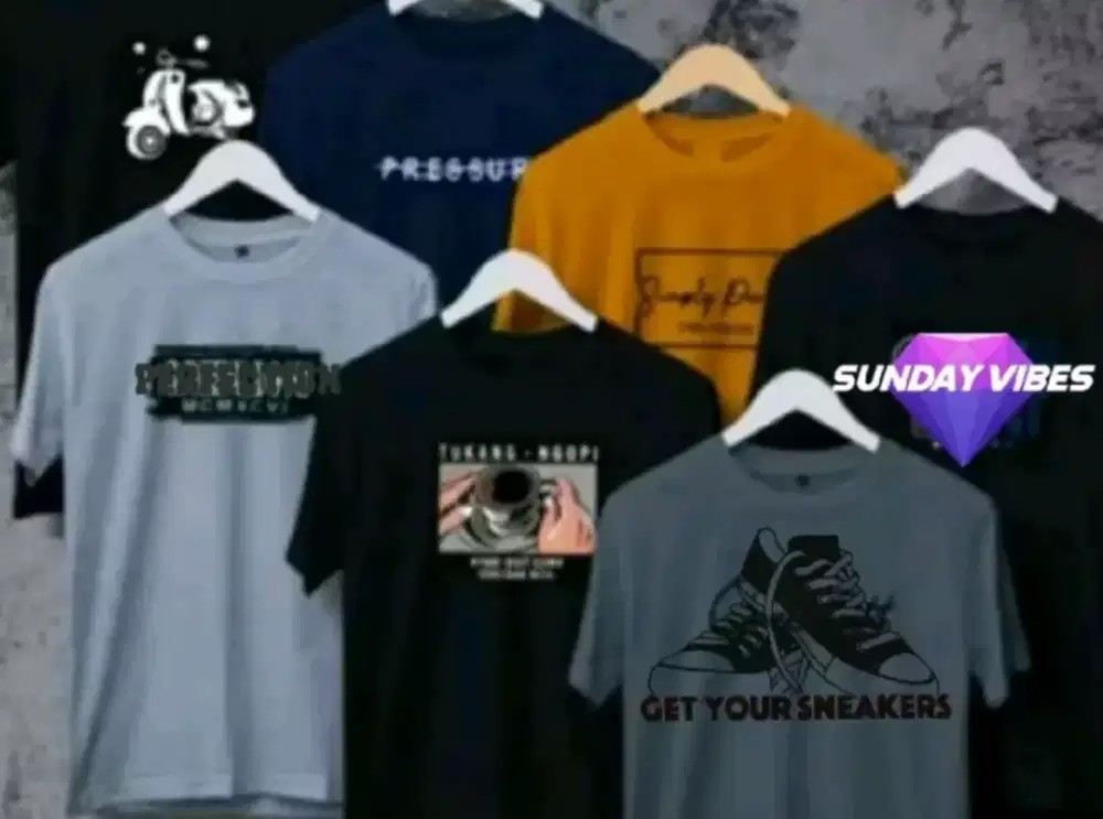 Kaos distro 100rb dapat 3