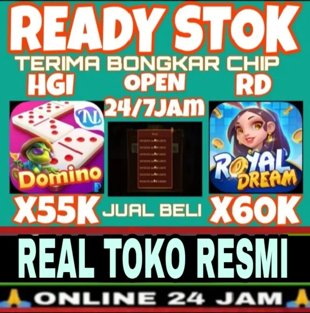 Terima bongkaran Chip Mahjong Chip Koin Chip Angka 1, 2, 5, 10 isi 160