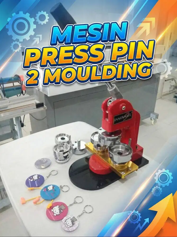 ALAT PRESS PIN 2 MOULDING LUBANG BULAT DAN LUBANG KOTAK SISTEM ROTARY