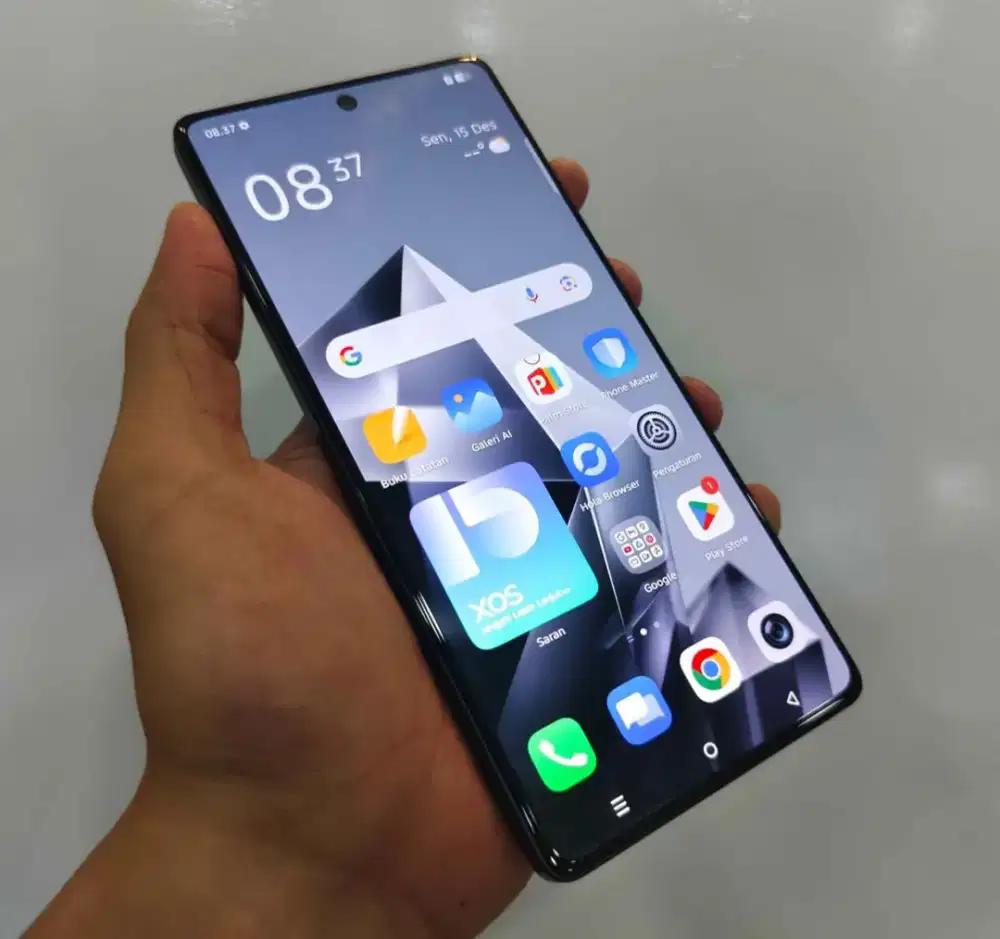 Infinix note 50pro black fullset