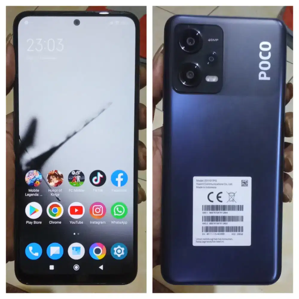Poci X5 5G 8/256Gb Mulus Segel