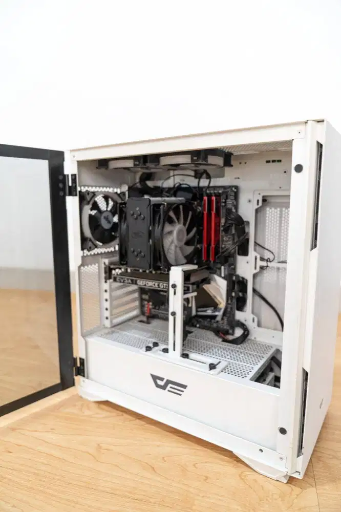 paket komputer PC desktop i7 vga gtx 1650 ram 16gb + dual monitor