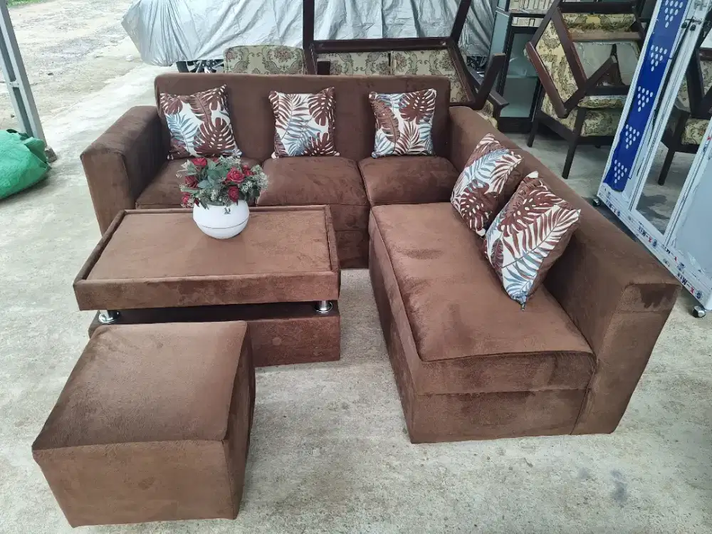 Sofa l minimalis murah best seller