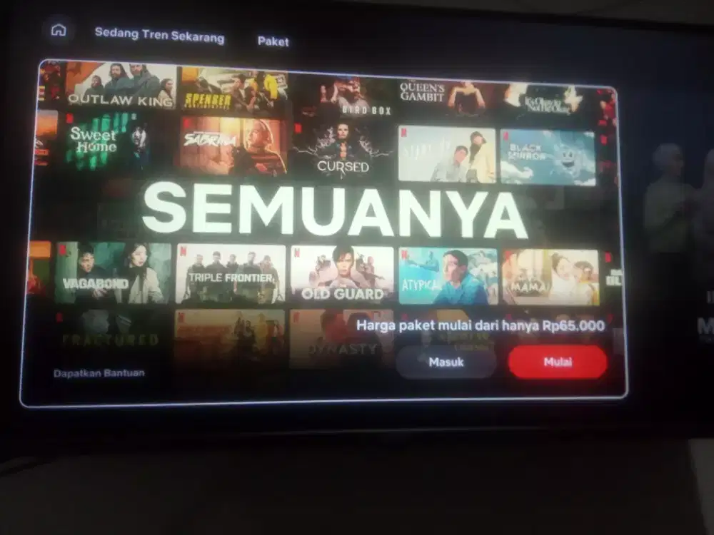 TV merk coocaa kondisinya masih sangat b
