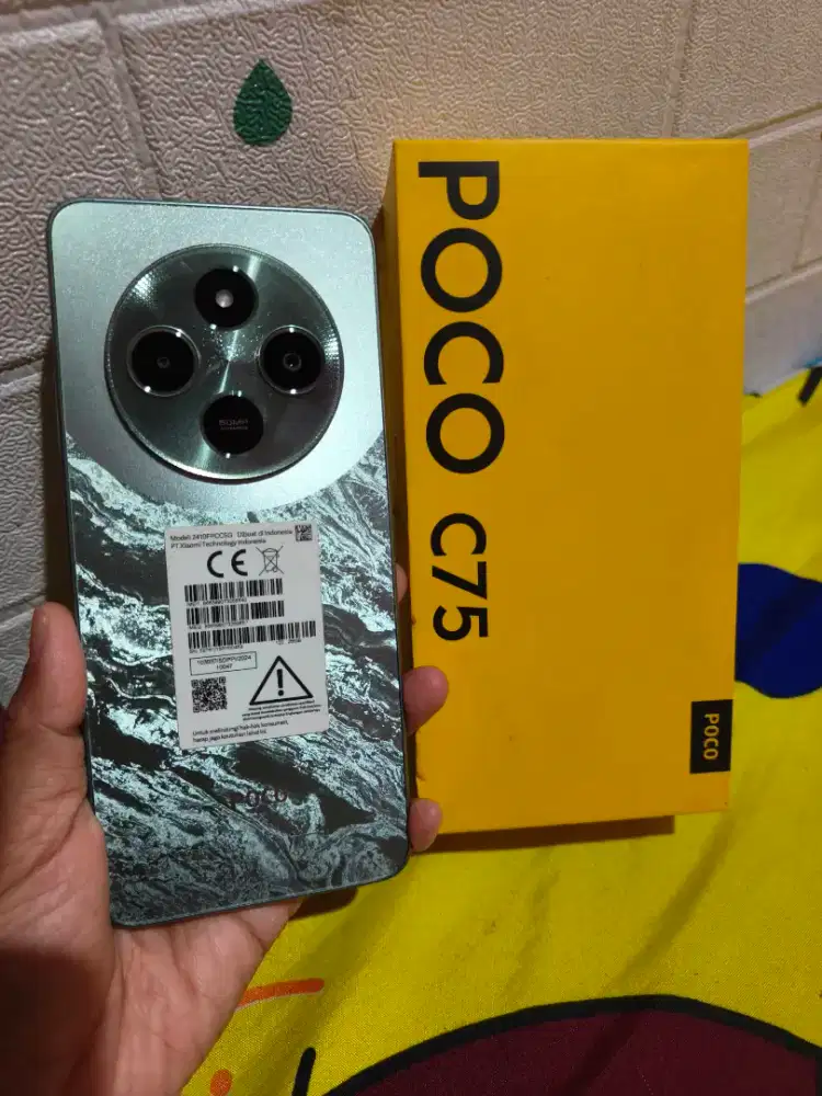 POCO C75 RAM 8/256 MULUS LENGKAP