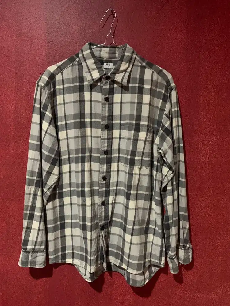 Kemeja flannel uniqlo original