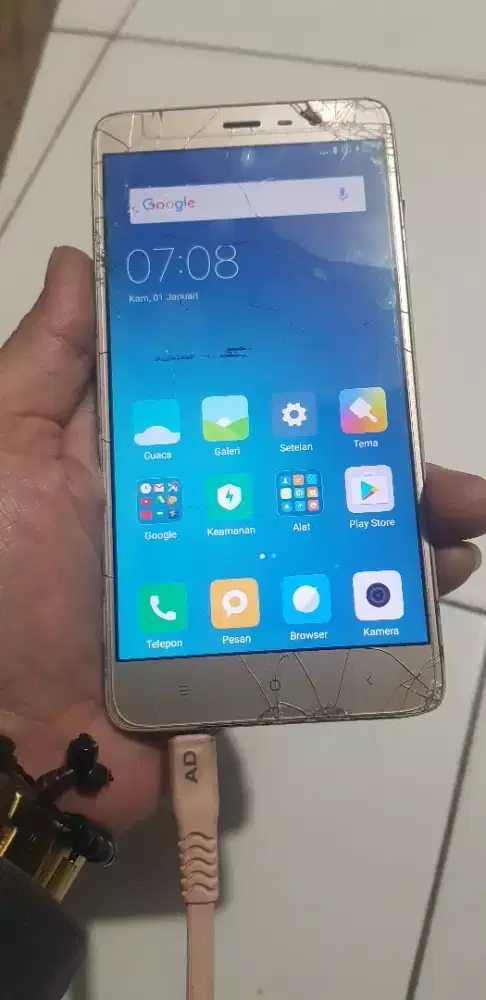 Redmi note 3 ram 3/32 batangan siap pakai