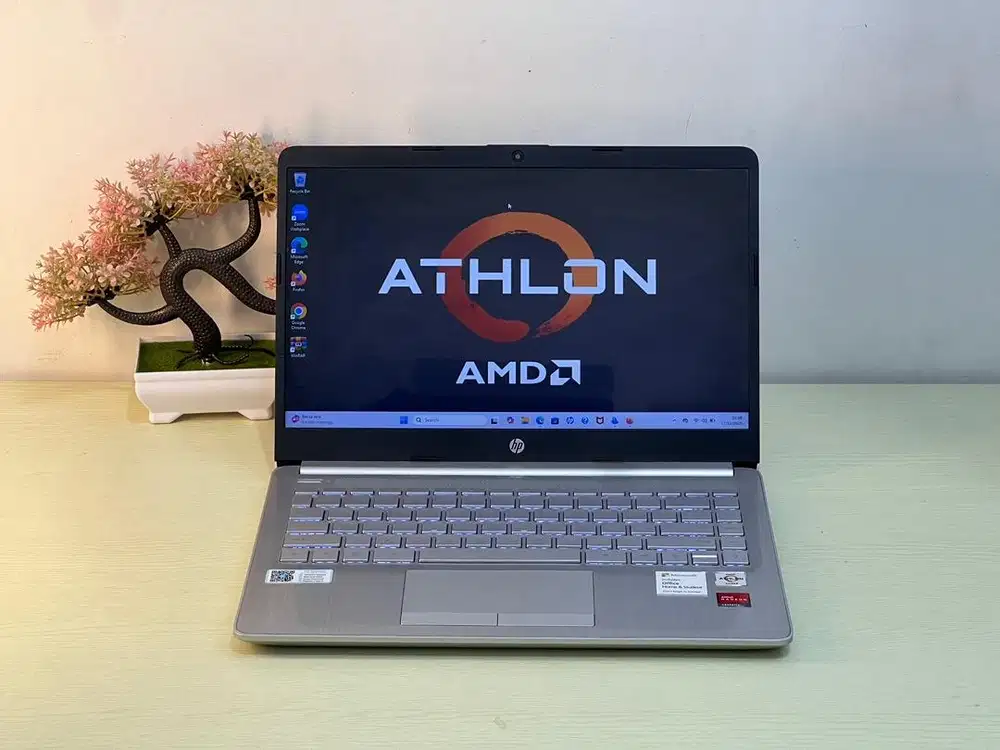 HP 14s AMD Athlon Silver 3050 RAM 8 SSD 256 GB Mulus Like New