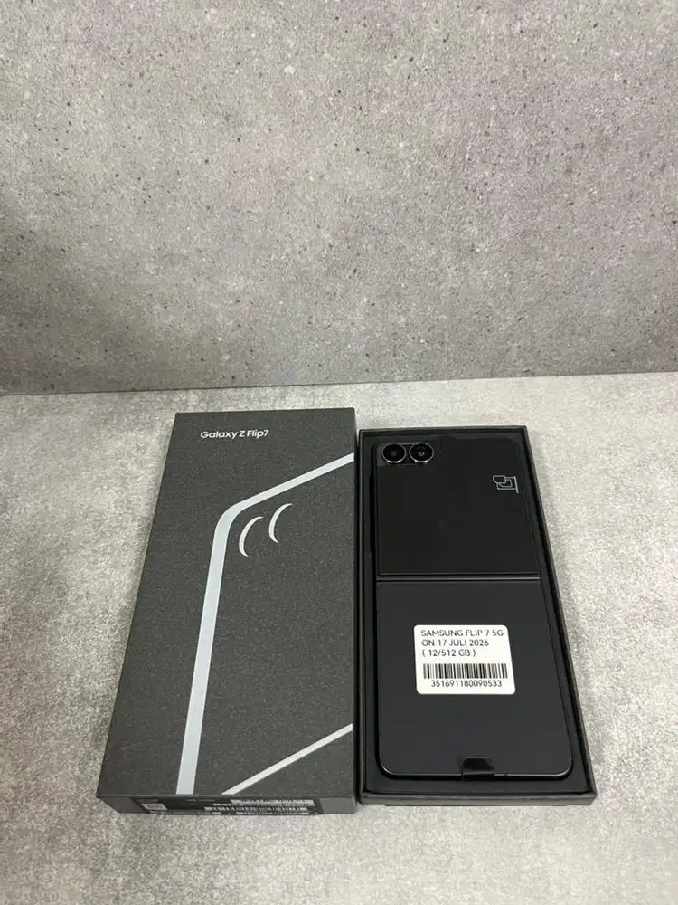 SAMSUNG GALAXY ZFLIP7 12/512GB GARANSI RESMI SEIN