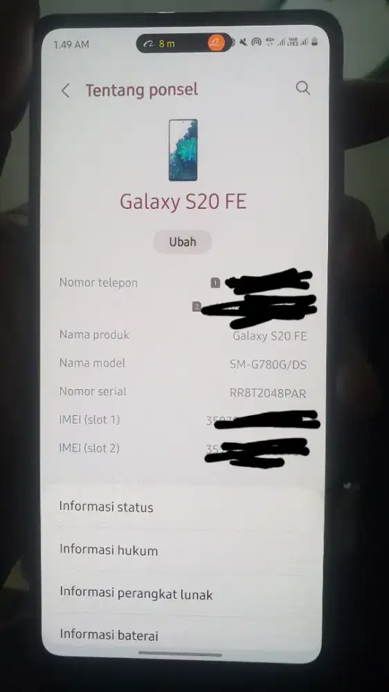 Samsung Galaxy S20 FE (versi snapdragon)