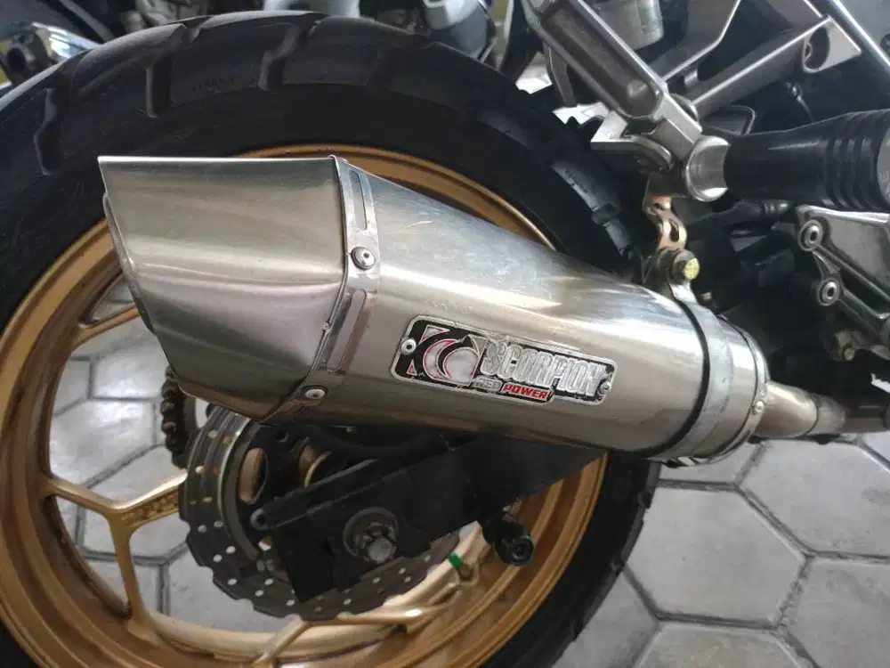Silencer Silincer Knalpot Scorpion (KW) Inlet 50mm Motor 150cc - 250cc