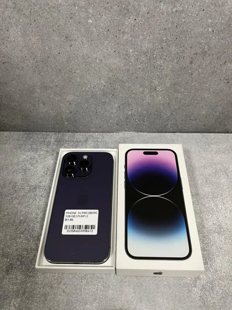 IPHONE 14PRO 128GB GARANSI RESMI IBOX
