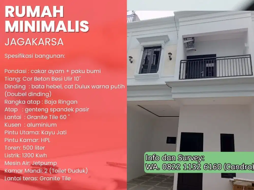 Rumah Cluster di Ciganjur Cipedak Jagakarsa