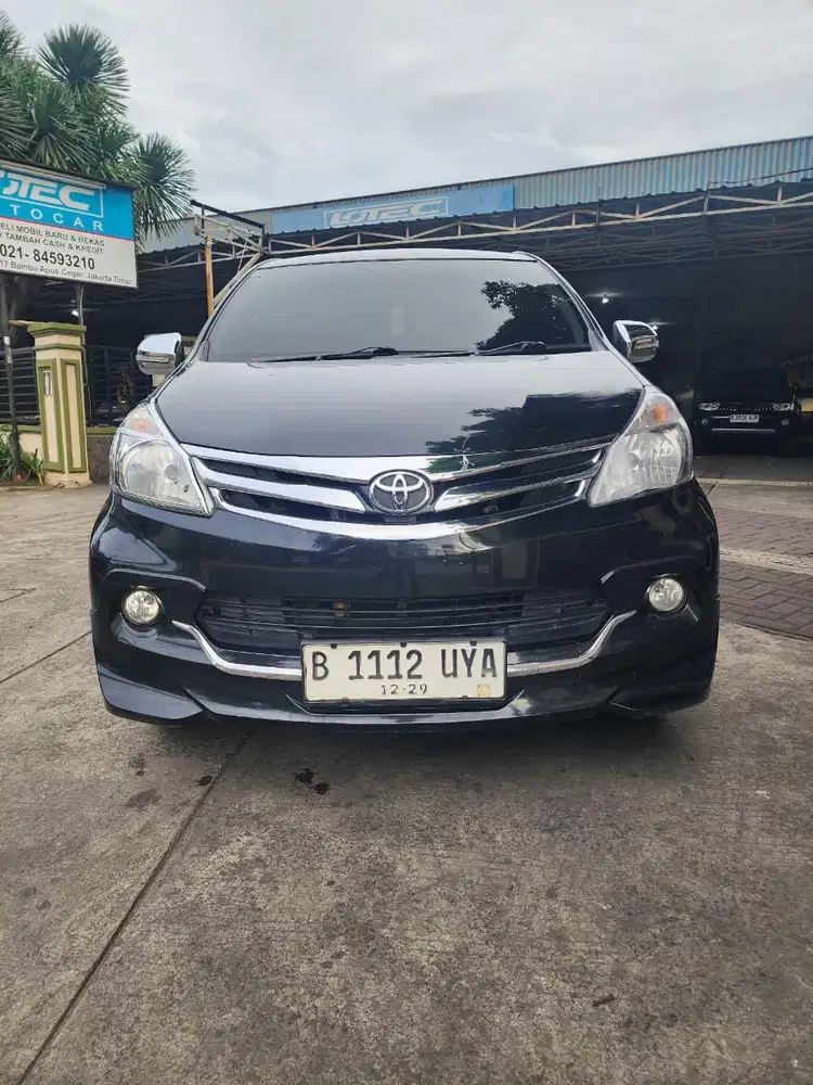 Toyota Avanza G luxury manual th 2014 hitam nopol genap jakarta timur
