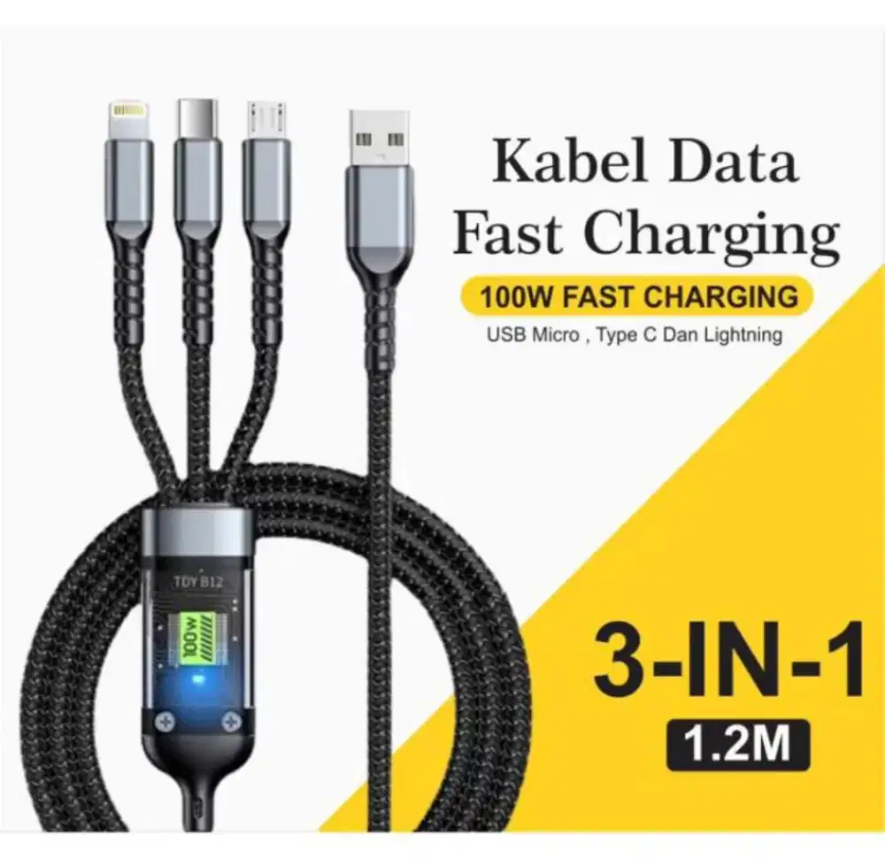 Kabel Charger 3in1