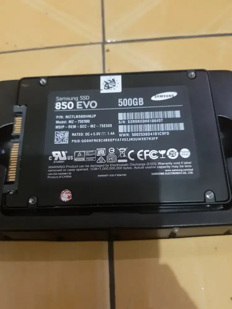 Ssd laptop SAMSUNG 850 EVO 500GB sata 2.5 +win 10 pro