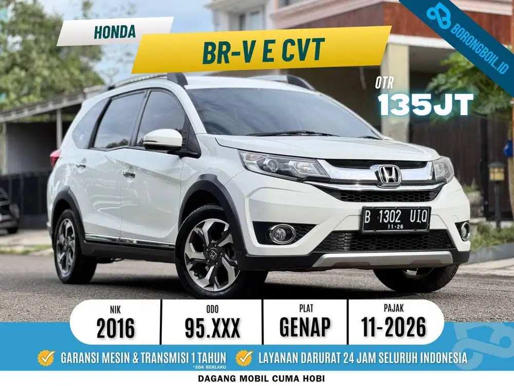 Honda BRV E 2016 AT ( KM 95 RB RECORD )