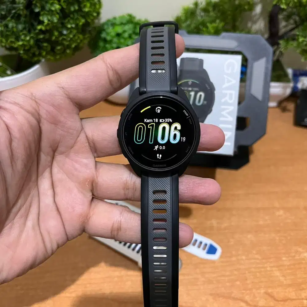 garmin forerunner 165 mulus fullset garansi panjang