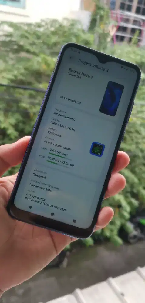 Redmi Note 7 3/32Gb UBL ROOT Cusrom Android 16