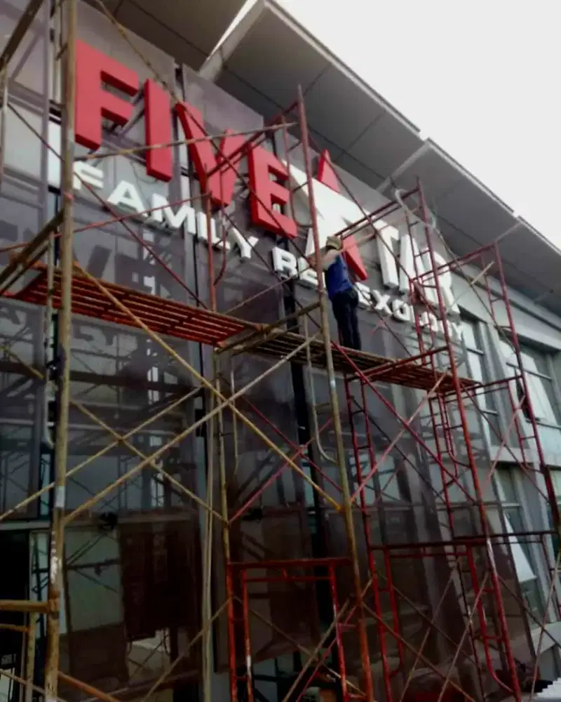 Reklame. Indoor Outdoor Logo. Signage. Huruf Timbul. Neon Box Custom