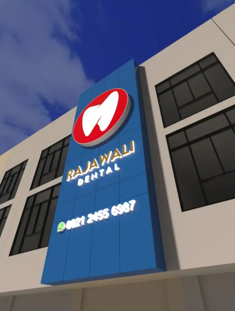 Fasad. Huruf Timbul. Aneka Letter & Signage. Neon Box Custom. Reklame