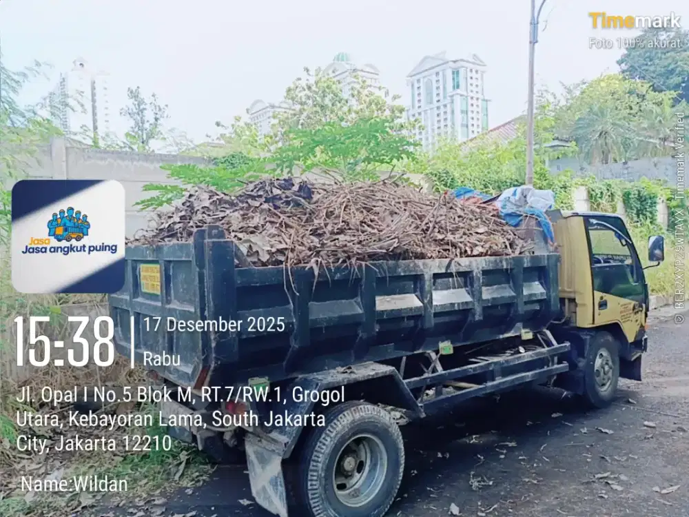 Jasa angkut puing dan buang sampah