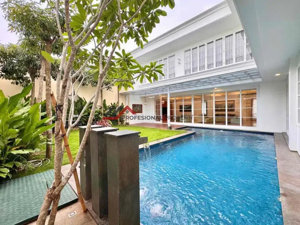 Rumah Baru Lux Fully Furnished Desain American Classic