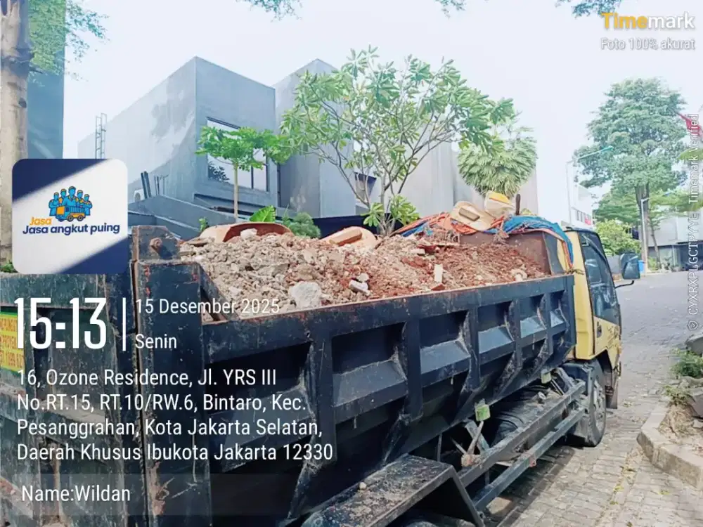 Jasa angkut puing dan tanah