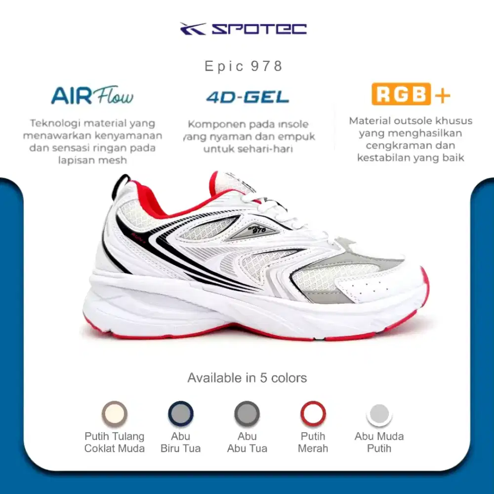 Sepatu spotec epic 978