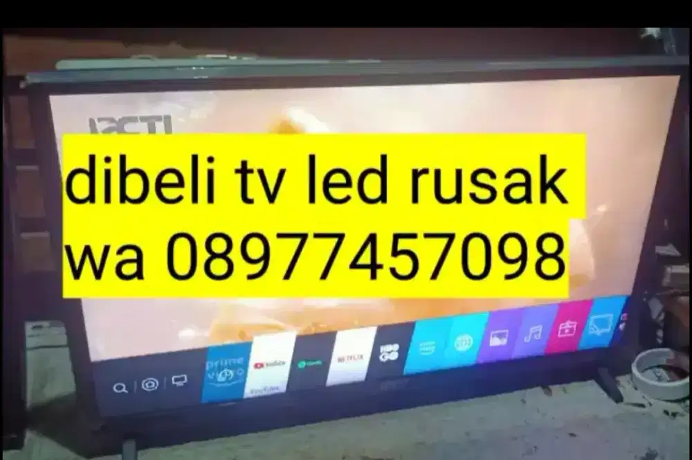 Tv led rusak dibeli