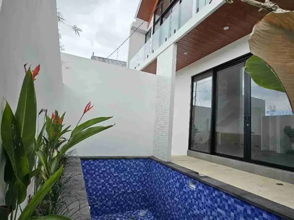 dijual villa brand new pantai kedungu