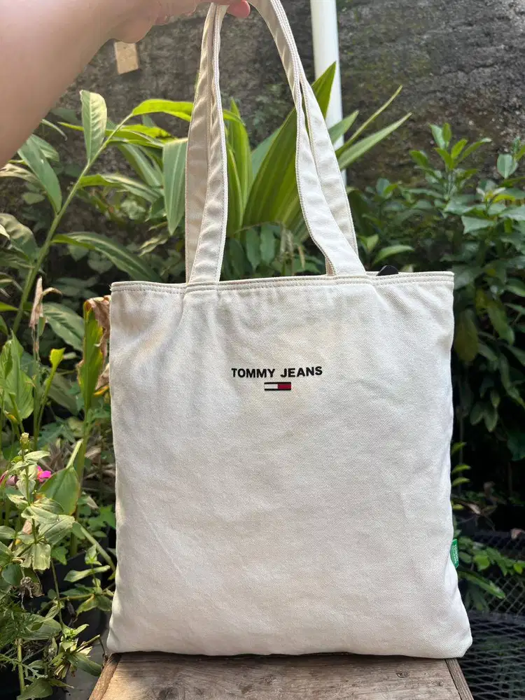 Totebag Unisex | Tommy Jeans Tote | Totebag kanvas Tebal | Tote Kasual