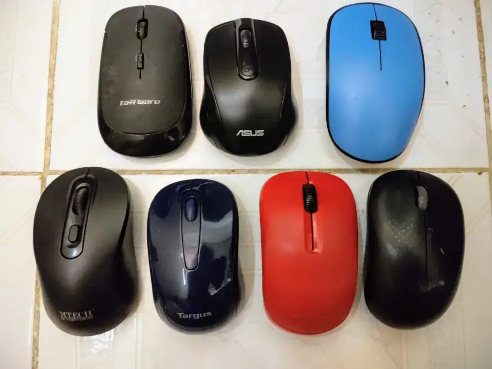 7 mouse wireless bekas murah aja