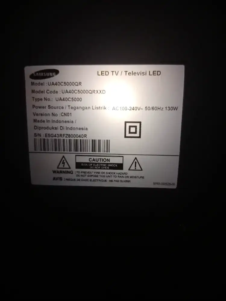 SAMSUNG LED TV bekas 40 inch