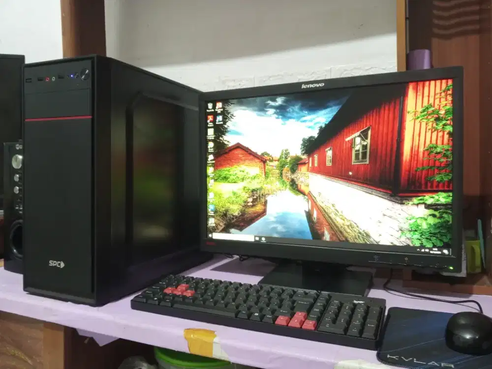 Pc fullset / intel core i5 + ram 8gb + ssd + monitor 22 inch