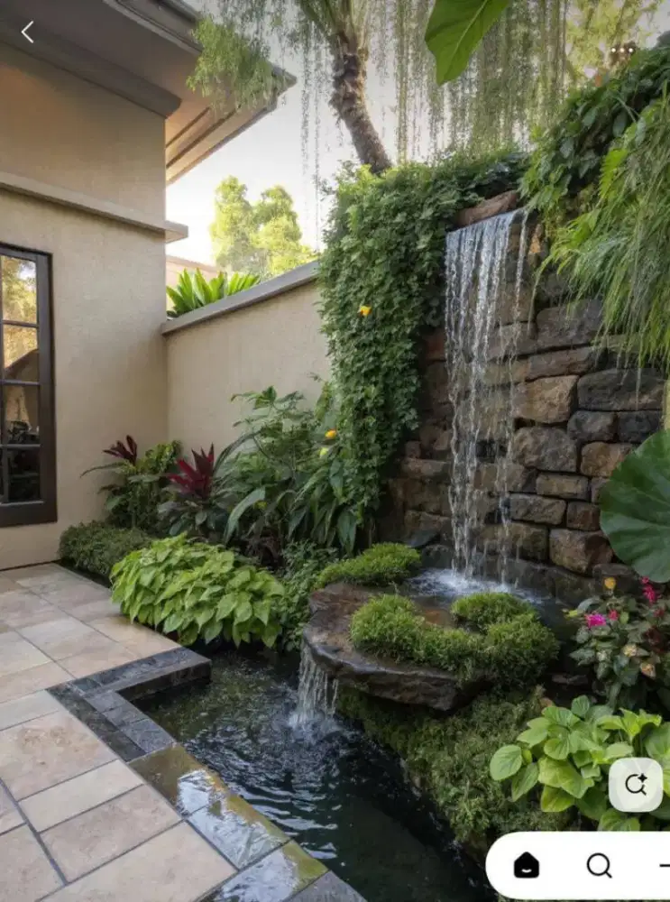 Kolam Dinding Natural