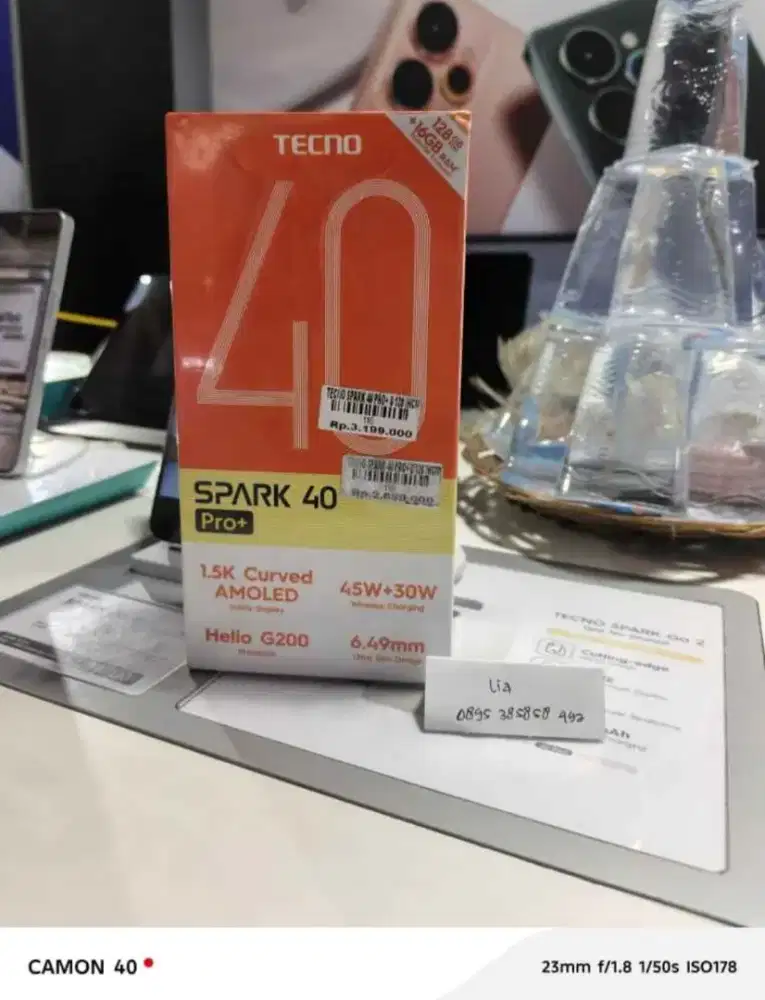 TECNO SPARK 40PRO+ 8/128 | ATLANTIS DAHSYAT