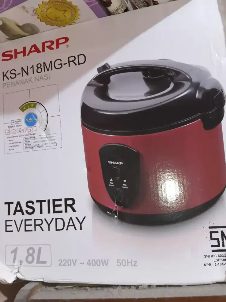 Magic com sharp 1,8lt ( baru )